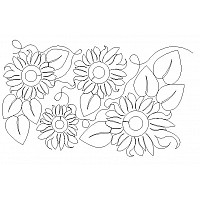 sun flower simple